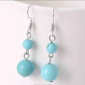 Genuine Turquoise Earrings